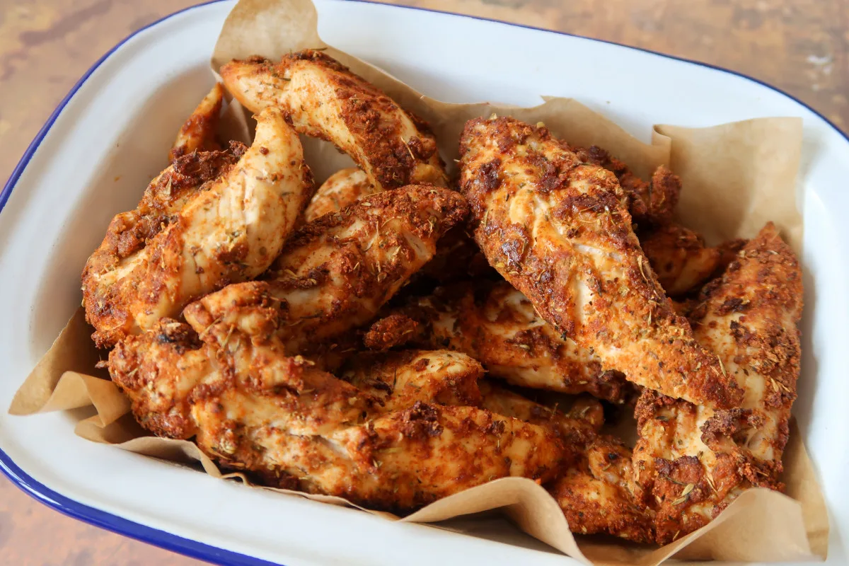 Air fryer cajun chicken recipe - just 22 minutes start to finish!