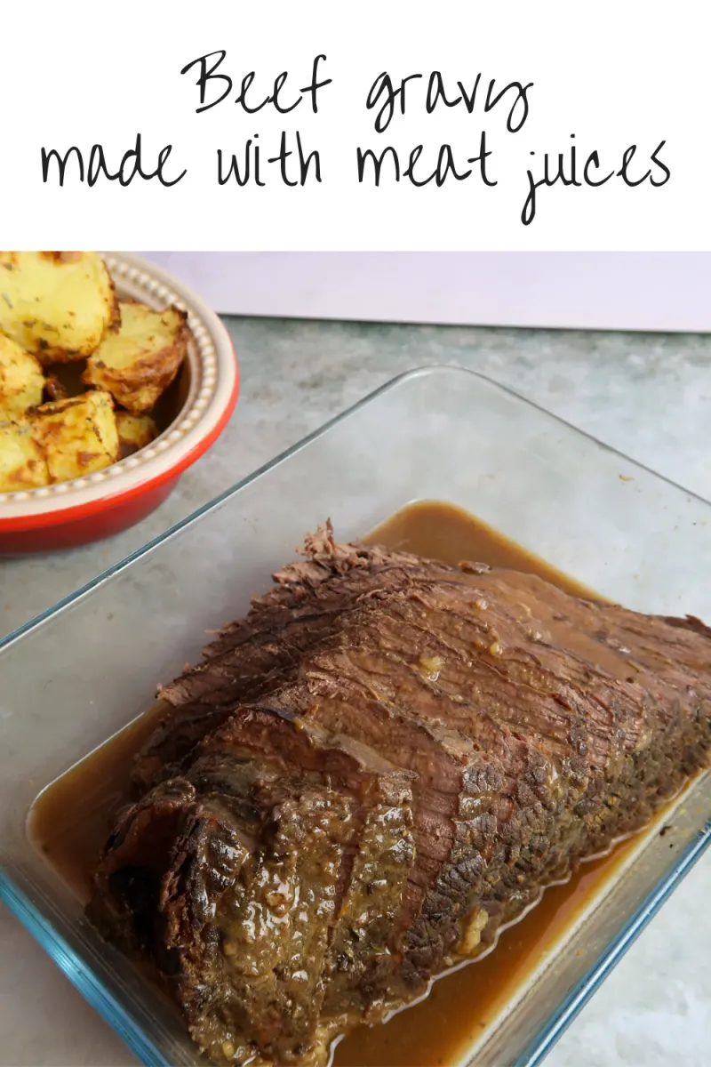 Slow Cooker Roast Beef (Sliceable!) - Dinner, then Dessert