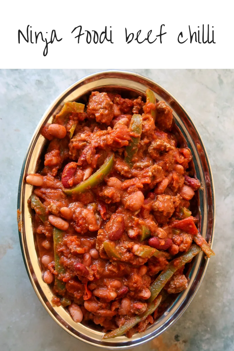 Ninja Foodi beef chilli ready in just 20 minutes