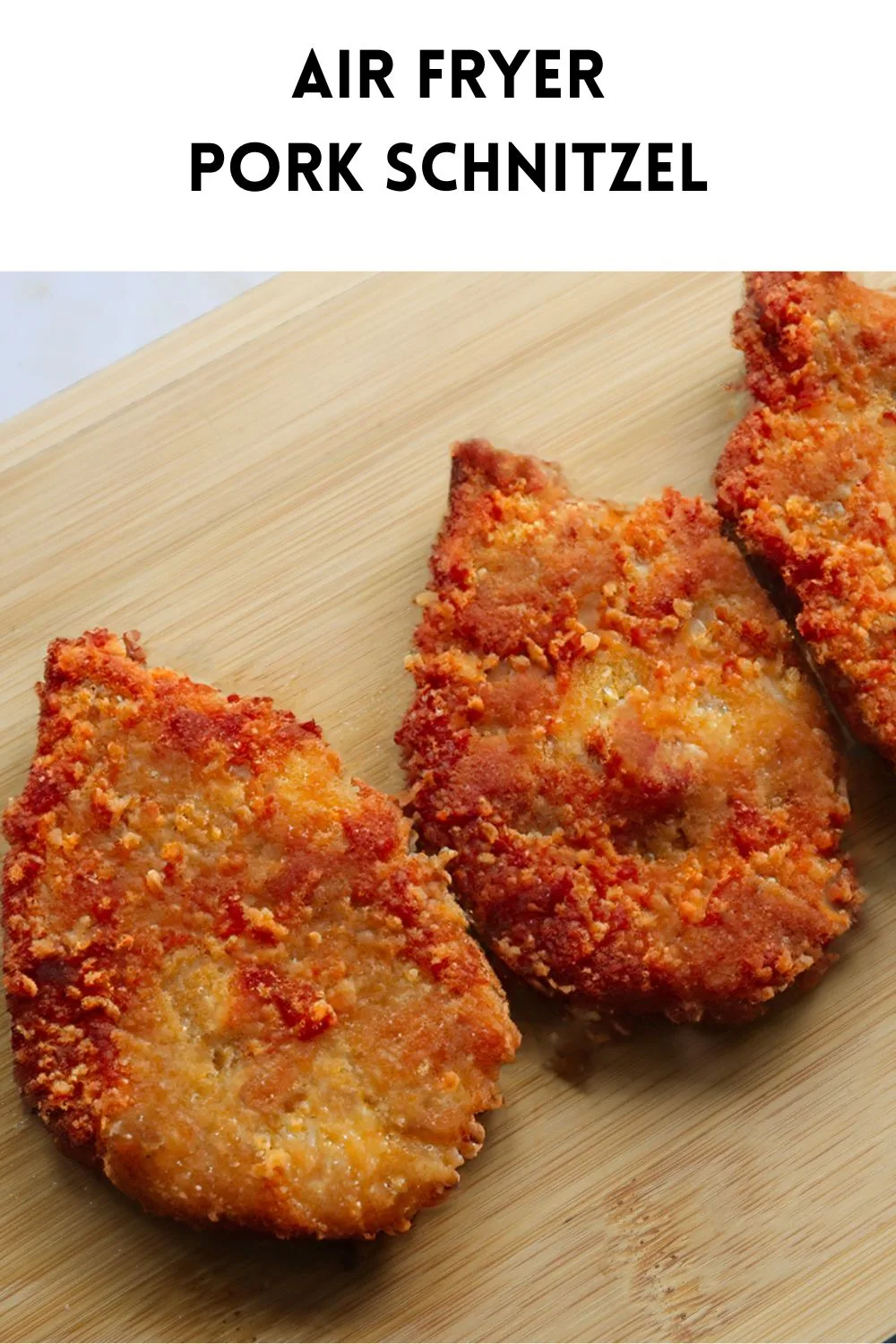 Air fryer pork schnitzel - Katykicker